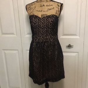 🆑 NWT Strapless Eyelet Dress